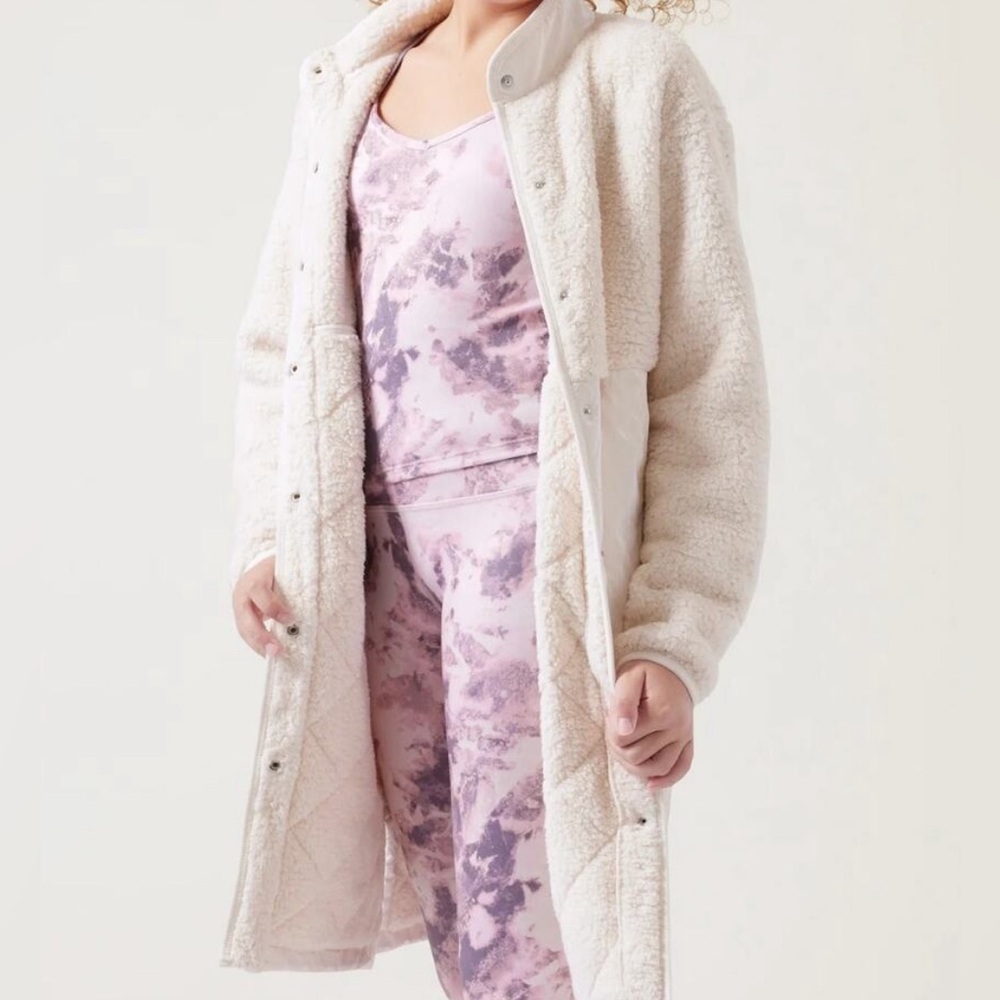Athletes Girl - So Toasty Tugga Sherpa Midi Jacket